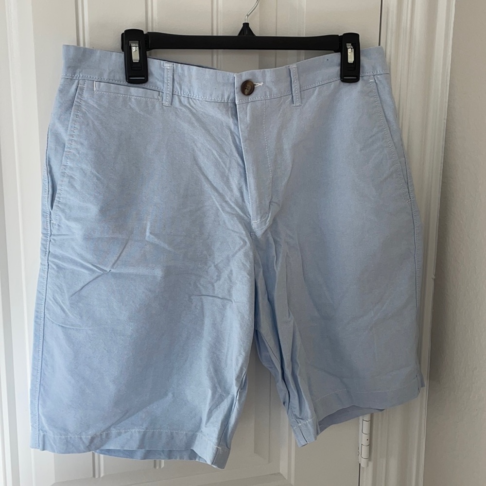 Light blue summer casual mens shorts